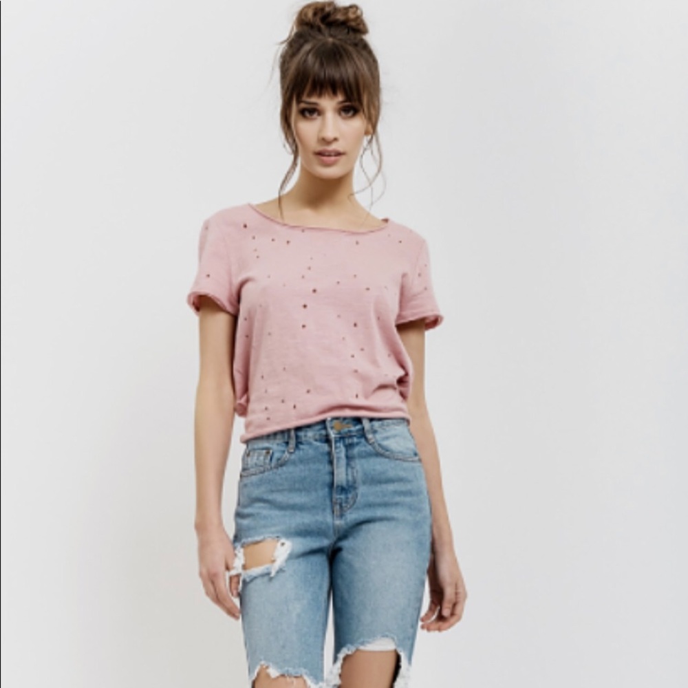 Rosey cheeks crop top